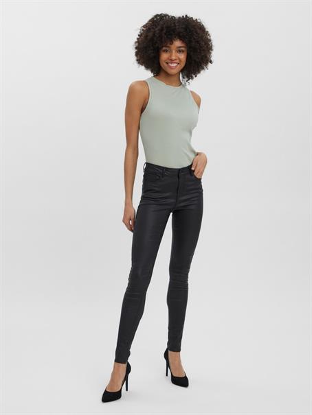 Beschichtete Hose black