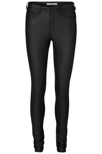 Beschichtete Hose black