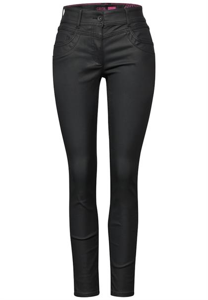 Beschichtete Hose black