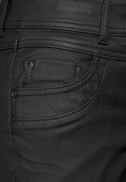 Beschichtete Hose black