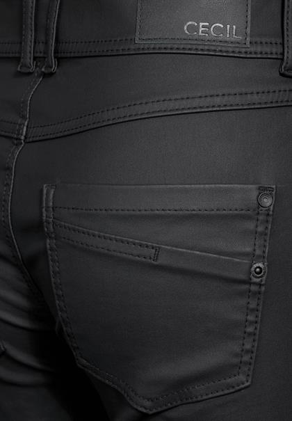 Beschichtete Hose black