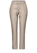 Beschichtete Hose breezy beige