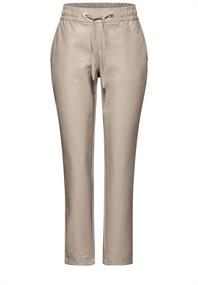 Beschichtete Hose breezy beige