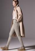 Beschichtete Hose cloud beige