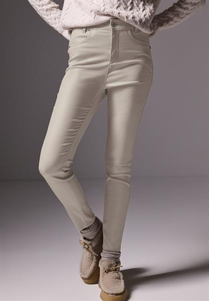 Beschichtete Hose cloud beige