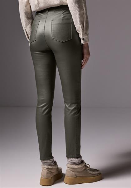 Beschichtete Hose dark laurel green