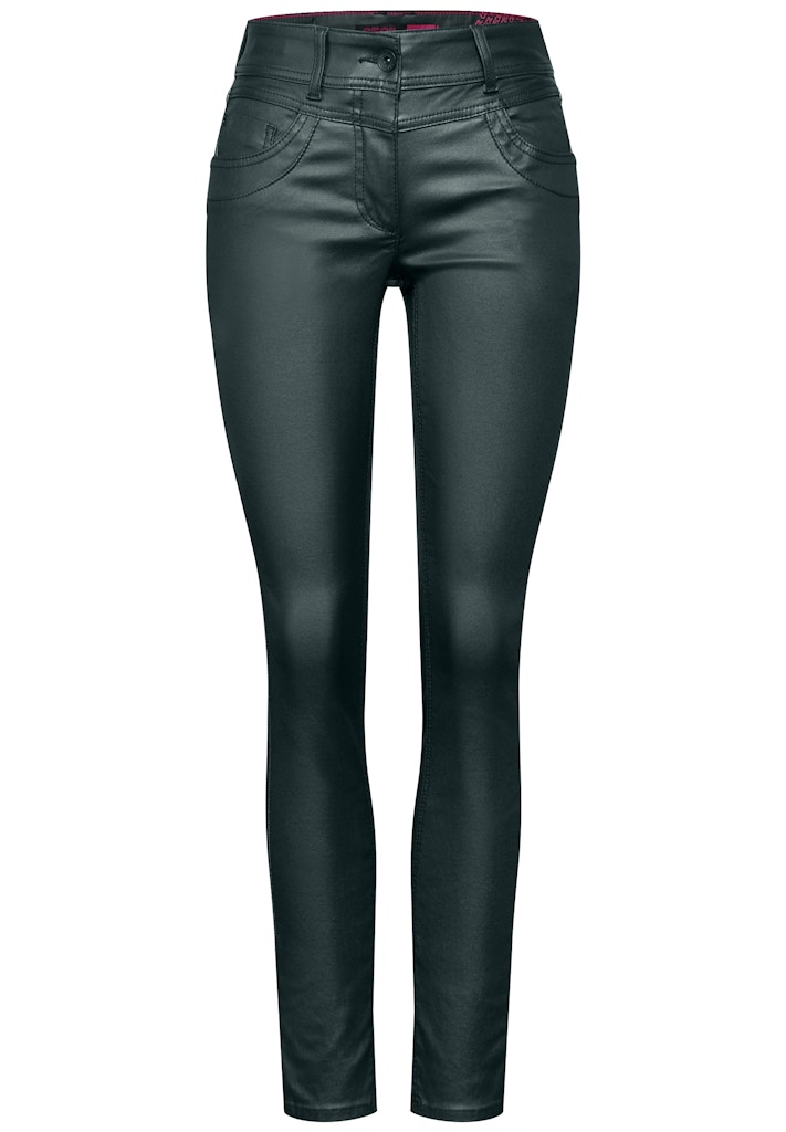 CECIL Lederimitathose – Beschichtete Kunstlederhose im Casual Fit günstig online kaufen