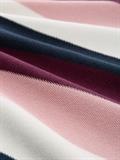 big rose knit stripe