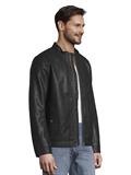 Bikerjacke aus Kunstleder black