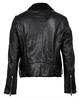 Bikerjacke mit kuscheligem Futter schwarz