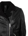 Bikerjacke mit kuscheligem Futter schwarz