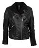 Bikerjacke mit kuscheligem Futter schwarz