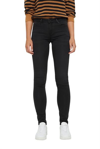 Black-Denim Jeans in bequemer Jogg-Qualität black dark wash