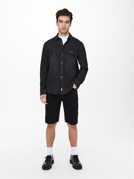 black denim