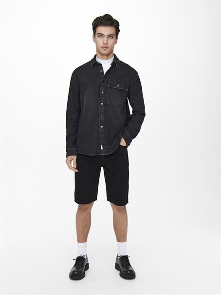 black denim