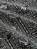 black white tropical print