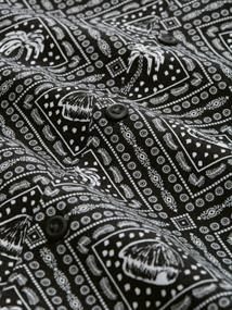 black white tropical print