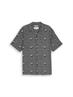 black white tropical print