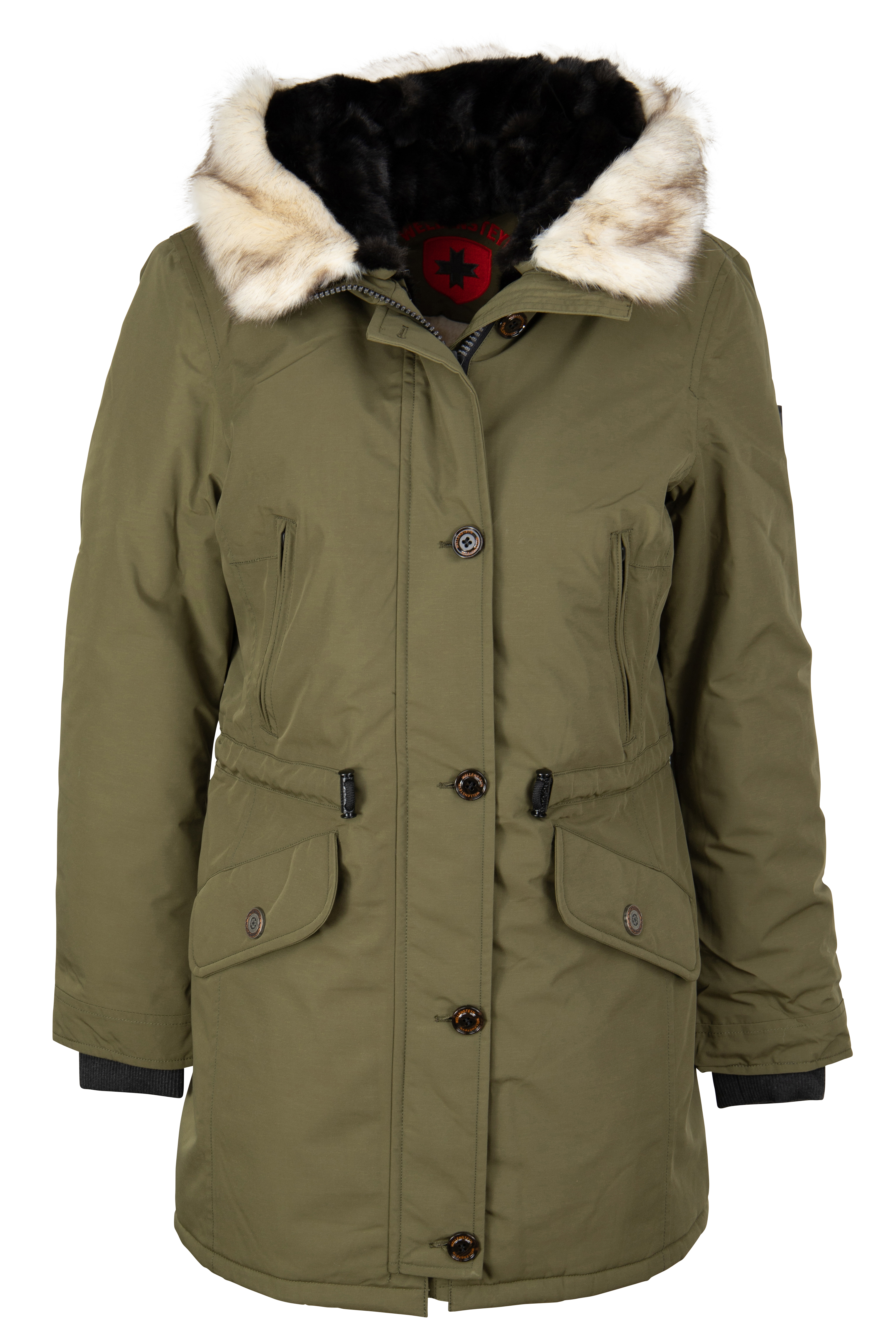Wellensteyn Damen Jacke Black X Lady Army - parka von