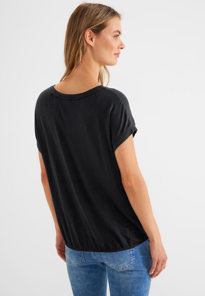 Street One Damen bei bequem online black T-Shirt kaufen