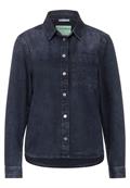 Blaue Jeansbluse blue soft wahsed