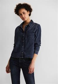 Blaue Jeansbluse blue soft wahsed