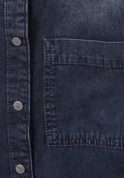 Blaue Jeansbluse blue soft wahsed