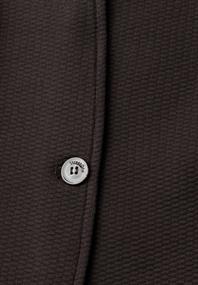Blazer aus Jersey mit Struktur black coffee
