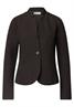 Blazer aus Jersey mit Struktur black coffee