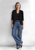 Blazer aus Jersey mit Struktur black