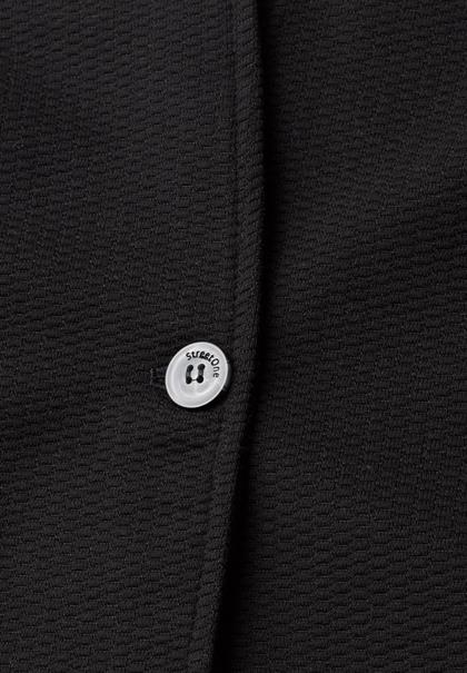 Blazer aus Jersey mit Struktur black