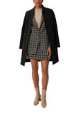 Blazer aus Multicolor-Tweed schwarz