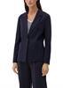 Blazer aus Viskosemix blau