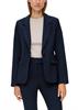 Blazer aus Viskosemix blau