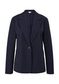 Blazer aus Viskosemix blau