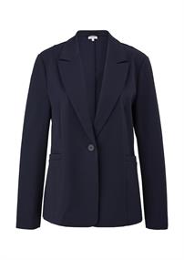 Blazer aus Viskosemix blau