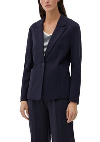 Blazer aus Viskosemix blau