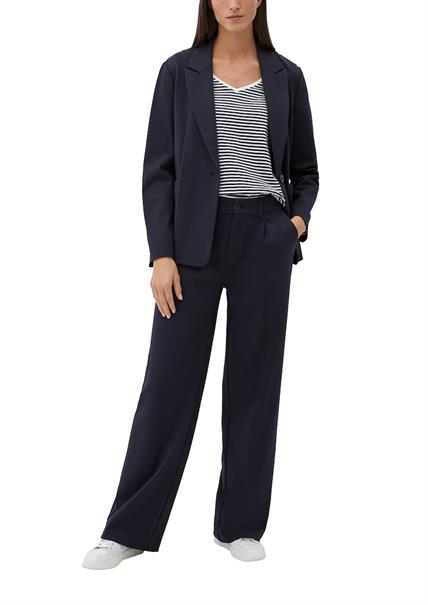 Blazer aus Viskosemix blau