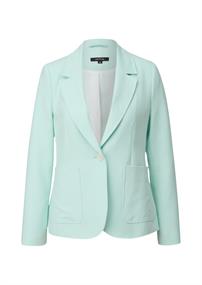 Blazer aus Viskosemix türkis