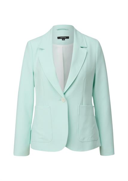 Blazer aus Viskosemix türkis