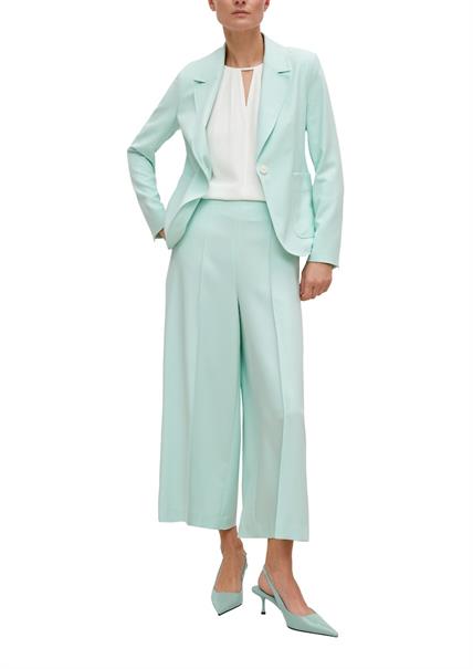Blazer aus Viskosemix türkis