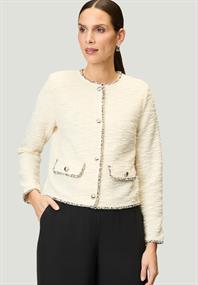 Blazer Boucle mit Knöpfen creamwhite