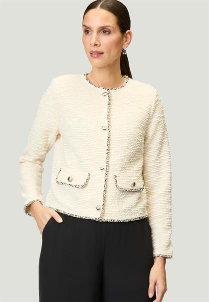 Blazer Boucle mit Knöpfen creamwhite