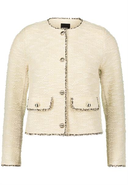 Blazer Boucle mit Knöpfen creamwhite