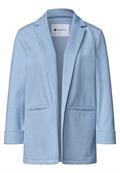 Blazer im langen und offenen Schnitt cashmere blue