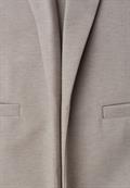 Blazer im langen und offenen Schnitt clay sand