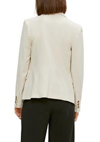 Blazer im Lyocellmix beige