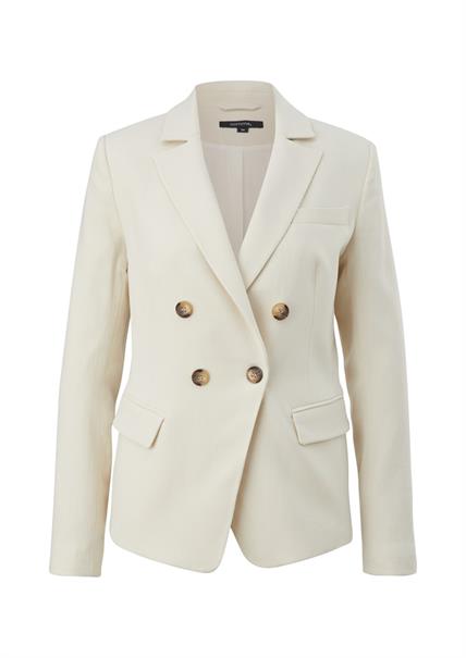 Blazer im Lyocellmix beige