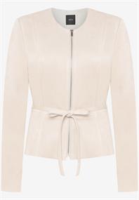 Blazer-Jacke in Lederoptik french oak