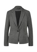Blazer mit Pepita-Muste schwarz